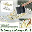 Bathtub Rack Bathroom Storage Shelf Telescopic Adjustable Organiser Tray Home - Silver