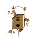 Birdhouse Garden Stakes Outdoor Yard Ornaments for Lawn and Garden Decoration - A