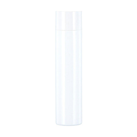 50/100/150ml Plastic Toner Lotion Bottles Refillable Travel Cosmetic Containers - Black Lid + White Bottle - 150ml