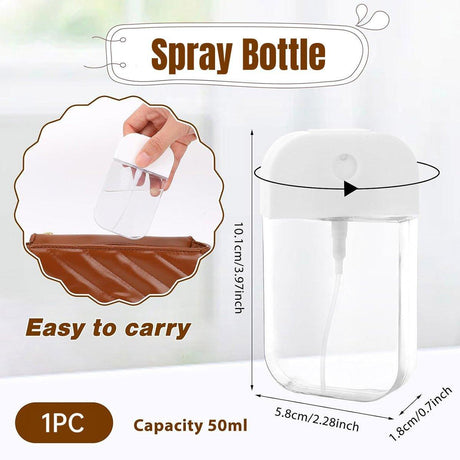 1pc Portable Card Spray Bottle Refillable Travel Watering Can for Skincare