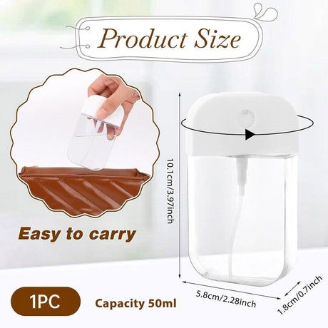 1pc Portable Card Spray Bottle Refillable Travel Watering Can for Skincare
