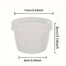 5pcs Plastic Storage Containers with Lids Refrigerator Organizer Box for Kitchen