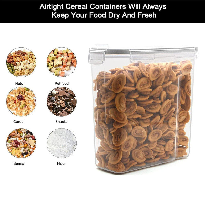 2.5L Kitchen Organizer Transparent Grocery Storage Jar for Food and Pantry Use