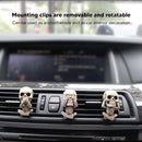 3pcs Ghost Head Car Decoration Accessories Halloween Ornament Vehicle Interior
