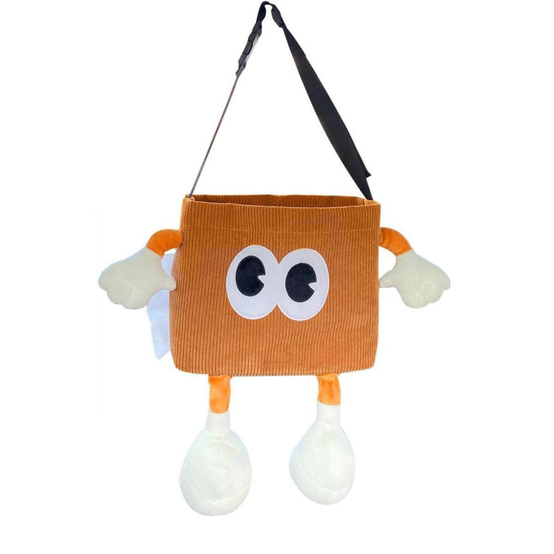 2in1 Car Wastebasket and Tissue Box Multifunctional Car Storage Bucket Organizer - Black