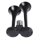12V 24V Dual Trumpet Air Horn with Electric Valve 110dB for Truck Boat Lorry