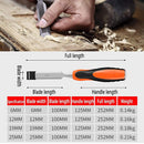 4PCS Woodworking Chisel Set Manual Carving Tools for Wood Craft DIY Projects