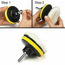 22Pcs 3" Buffing Waxing Polishing Sponge Pads Kit Set For Car Polisher Drill Au