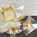 100X Translucent Plastic Candy Packaging Bags Self Adhesive Cookie Biscuit Bags - 8*10