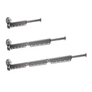 2/3/4-Bar Adjustable Foldable Retractable Clothes Drying Rack Suction Cup Hanger - One Fold And Two Sections