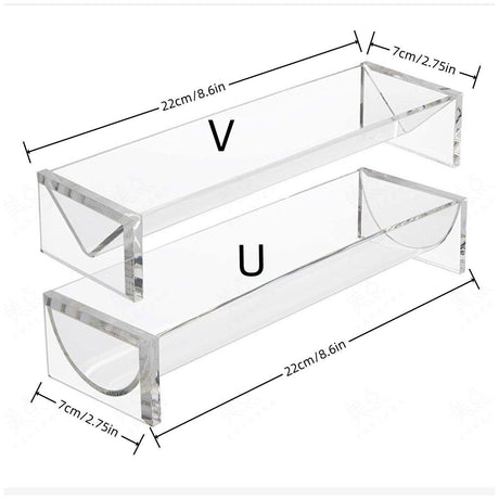 1PC Transparent Rectangular Biscuit Display Rack Food Dessert Wedding Cake Stand