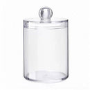 4PCS Transparent Cotton Swabs Makeup Remover Pad Storage Box Household Organizer