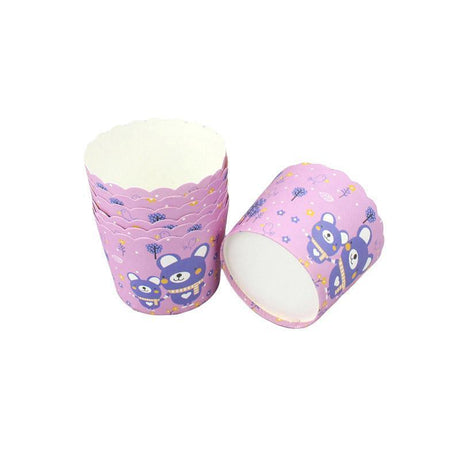 500pcs Colorful Cupcake Muffin Baking Cups Greaseproof Nonstick Paper Liners - Cupcake-500pcs-FTBD