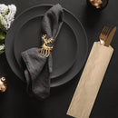 100PCS Paper Cutlery Bag Utensil Pouch Tableware Cover Restaurant Packaging Bag