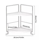 2 Tier Countertop Shelf Organizer Storage Rack for Kitchen Bathroom and Office