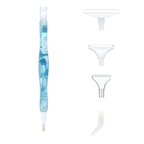 5D Resin Diamond Painting Pen Resin Point Drill Pens Cross Stitch Diy Craft Art - Blue