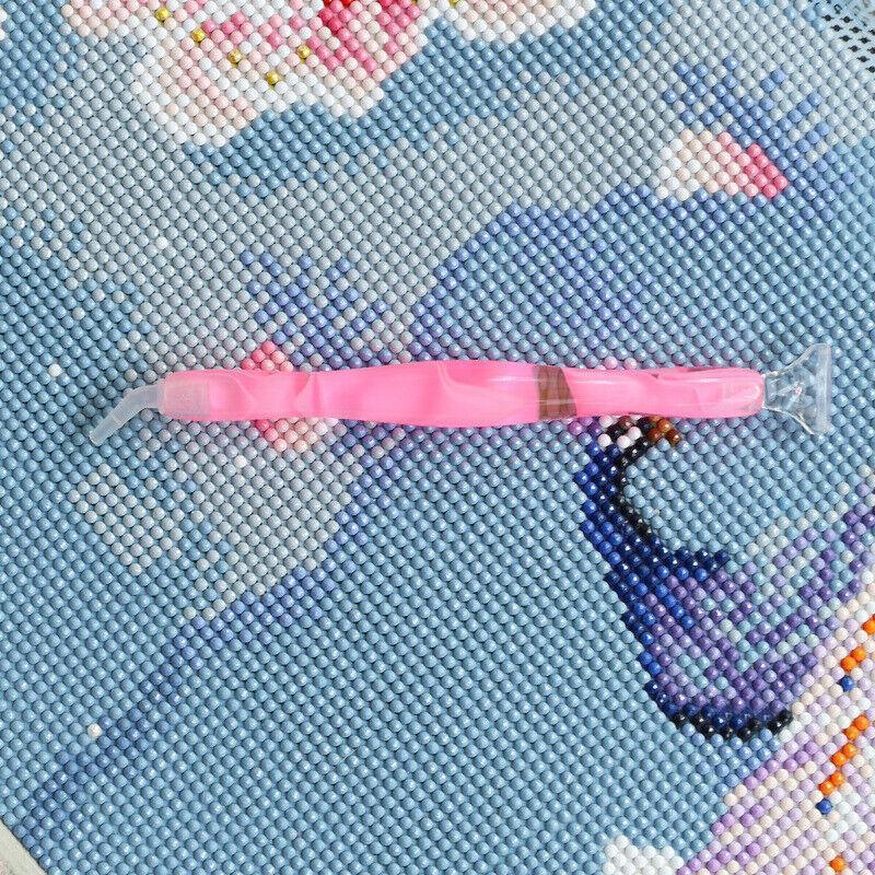 5D Resin Diamond Painting Pen Resin Point Drill Pens Cross Stitch Diy Craft Art - Purple