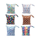 2PCS Cartoon Printed Diaper Bag Double Zipper Washable Storage Organizer - Fox Cone
