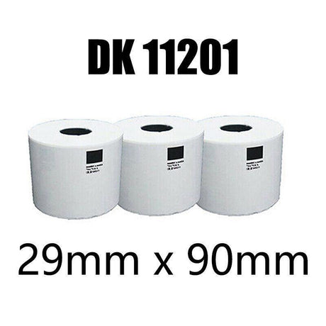 8 Rolls Compatible Brother Dk11201 400 Address Labels 29X90Mm Ql570 Ql700 Ql1050