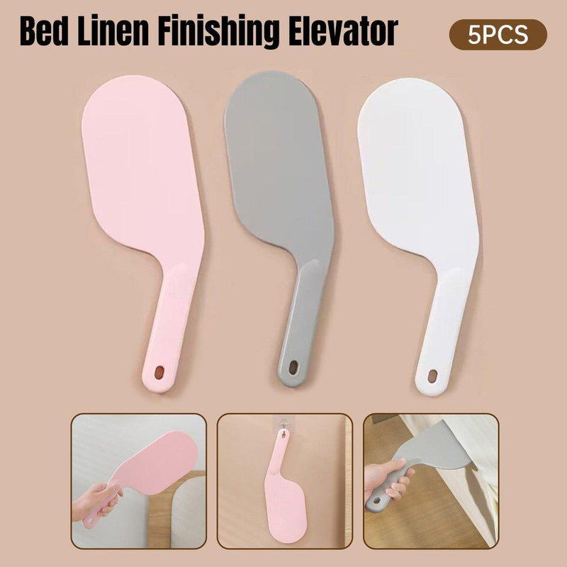 5pcs Bed Sheet and Mattress Organizer Fixer Gap Lifter Tool Bed Sheet Holder Set - White