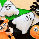 2 Rolls Cartoon Eye Stickers Self-Adhesive DIY Craft Paper for Handmade Projects