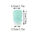 4pcs Travel Storage Bottles Set Refillable Silicone for Shampoo Lotion Cosmetics