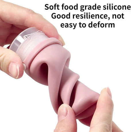 4pcs Travel Storage Bottles Set Refillable Silicone for Shampoo Lotion Cosmetics