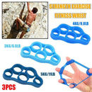 3 Pack Silicone Finger Stretcher Resistance Bands For Hand Grip Exercise And Fitness