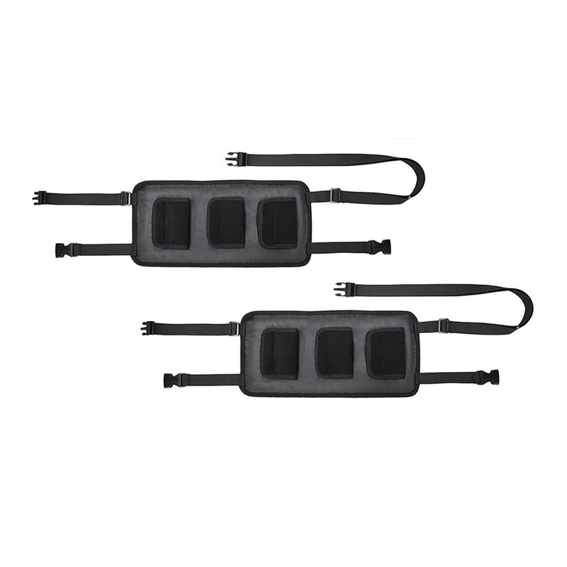 1 Pair Car Fishing Rod Holder Rear Seat Storage Rack Strap Belt Gear Organizer