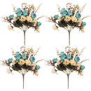 4pcs Artificial Flowers Home Decoration Floral Arrangement for Living Room Decor