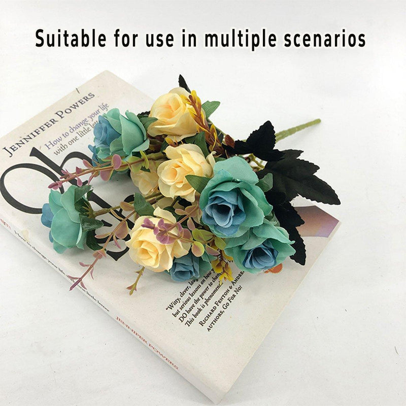 4pcs Artificial Flowers Home Decoration Floral Arrangement for Living Room Decor