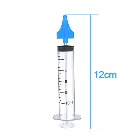 2PCS Ear Cleaning Irrigation Kit Safe Water Flushing Ear Wax Removal Syringe