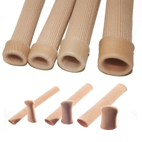 5Pcs Silicone Tube Toe Gel Protector Corn Relief Foot Pain Soft Cushion Pad Cap