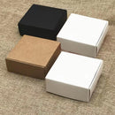 40x Paper Wedding Favour Boxes Party Favour Cookie Candy Soap Bomboniere boxes - White