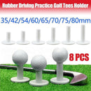 8X Rubber Driving Practice Golf Tees Holder Rubber Driving Range Home Training
