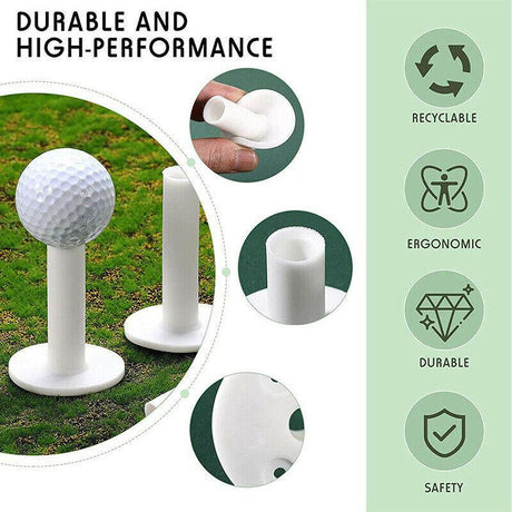 8X Rubber Driving Practice Golf Tees Holder Rubber Driving Range Home Training