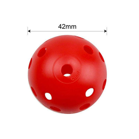 50PCS Plastic Whiffle Airflow Hollow Golf Practice Training Balls Golf Sport