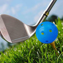 50PCS Plastic Whiffle Airflow Hollow Golf Practice Training Balls Golf Sport