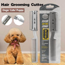 2 Sided Razor Clipper Comb Pet Hair Trimmer Grooming Cutter Dogs Cats Puppy
