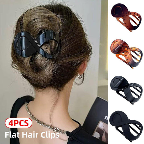 4PCS Hair Clip Set Duckbill Clips Cute Hair Accessories for Bangs and Styling