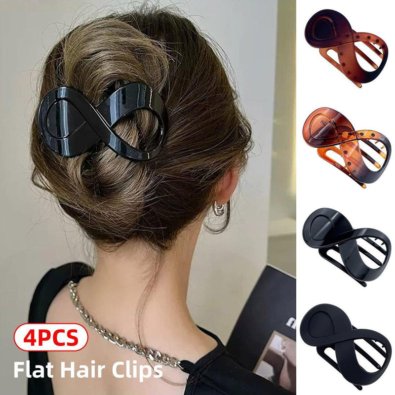 4PCS Hair Clip Set Duckbill Clips Cute Hair Accessories for Bangs and Styling
