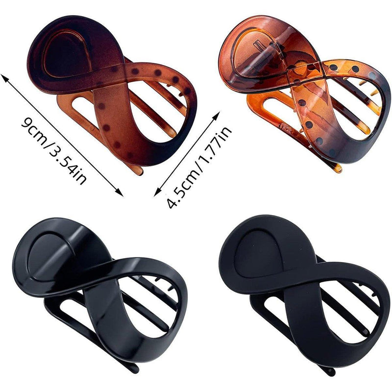 4PCS Hair Clip Set Duckbill Clips Cute Hair Accessories for Bangs and Styling