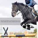 4pcs Show Jumping Horse Leg Warmers Gaiters for Joint Protection Equine Gear - White