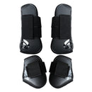 4pcs Show Jumping Horse Leg Warmers Gaiters for Joint Protection Equine Gear - White