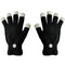 1Pair Rainbow Flow LED Light Black Glove Rave Party Glow Games Night mode Glove