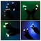 1Pair Rainbow Flow LED Light Black Glove Rave Party Glow Games Night mode Glove
