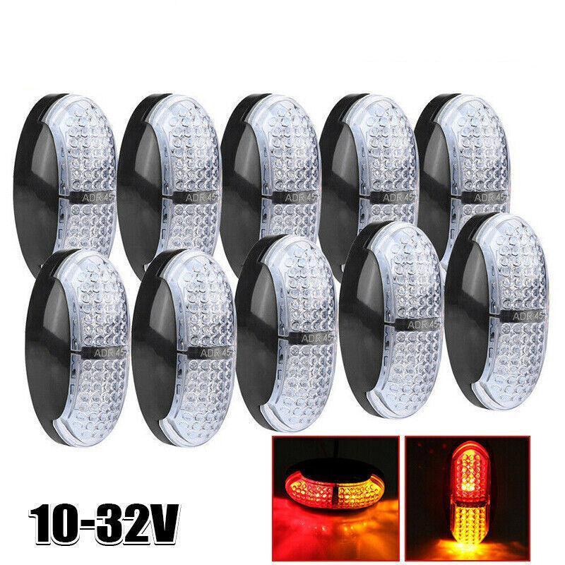 10X Multi-Volt LED Clearance Lights for Trailer Truck & Caravan