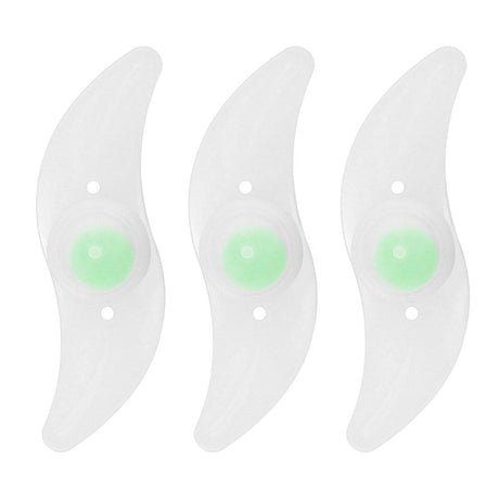 3PCS Mountain Bike Spoke Light Colourful LED Wheel Light Silicone Cycling Gear - Green