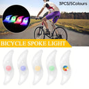 3PCS Mountain Bike Spoke Light Colourful LED Wheel Light Silicone Cycling Gear - Yellow