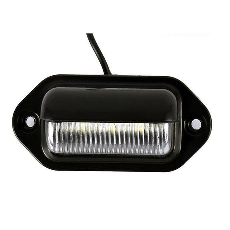 2PCS 6 LEDs License Number Plate Light Lamps For Truck SUV Trailer Lorry 12/24V